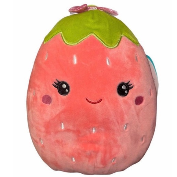 Squishmallows Suzy Scented Strawberry 8” Pink Stuffed Animal Collectible Unisex - Picture 1 of 10